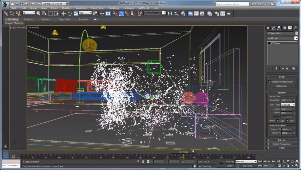 Genera efectos realistas de partículas con Autodesk 3ds Max - México