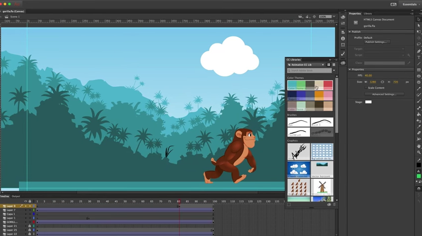 Añade y utiliza animaciones de Animate CC para trabajar en InDesign CC - México