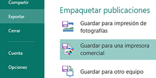 Imprime tus documentos y piezas de Microsoft Office Publisher en alta calidad - México